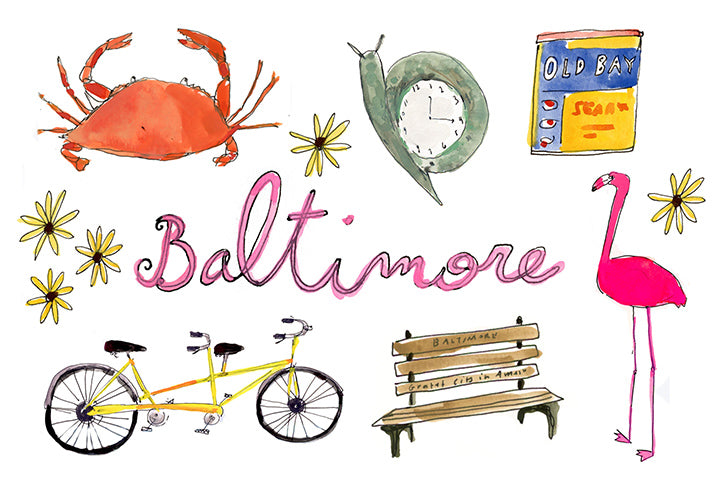 Baltimore postcard pack