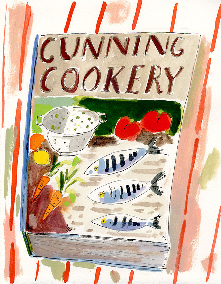 Cunning Cookery painting on paper