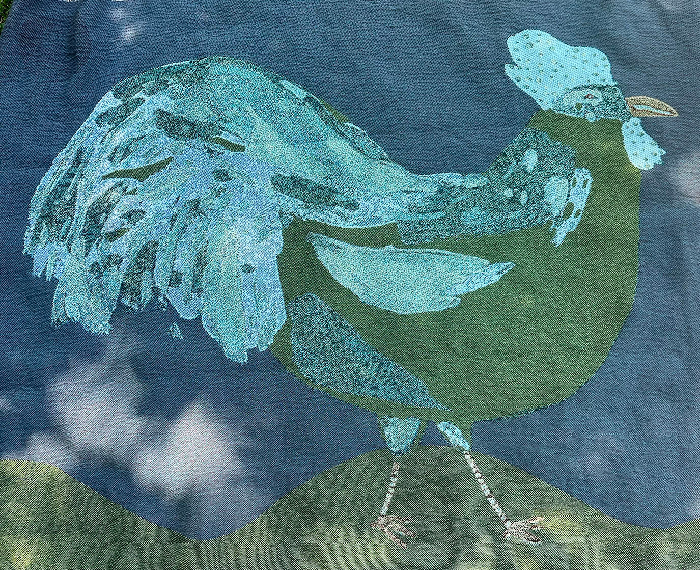 Rooster Woven Blanket