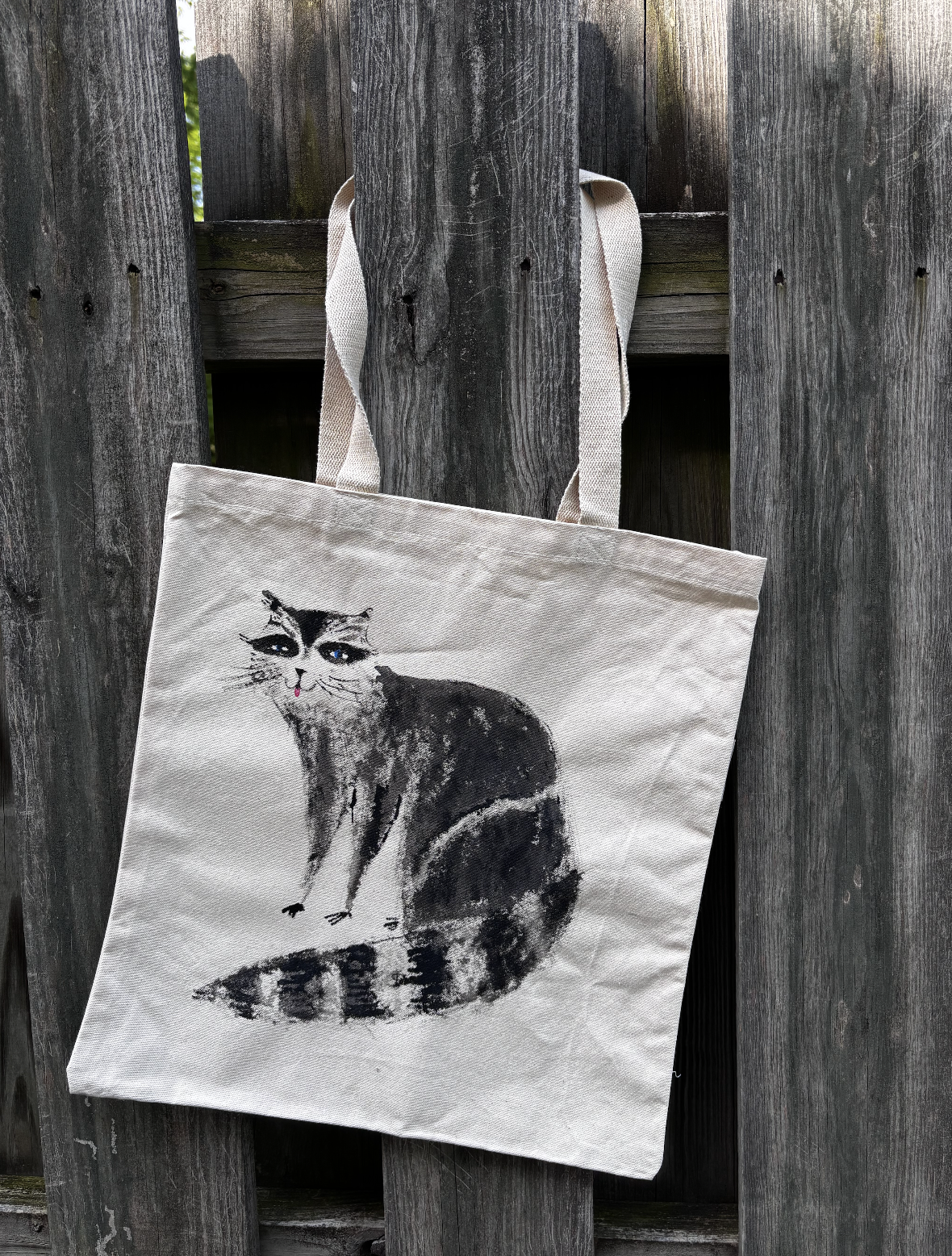 Racoon tote
