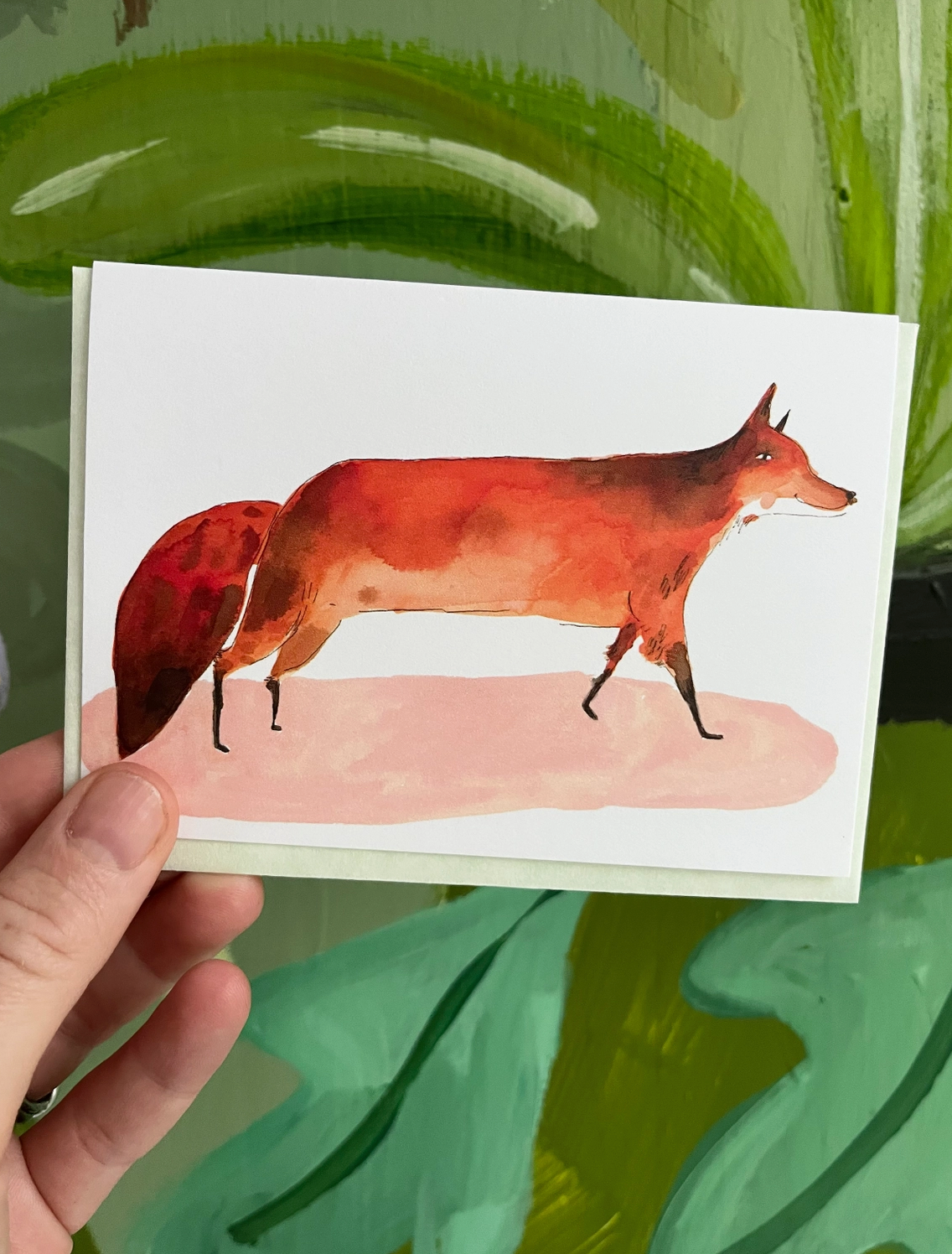 Fox Notecard