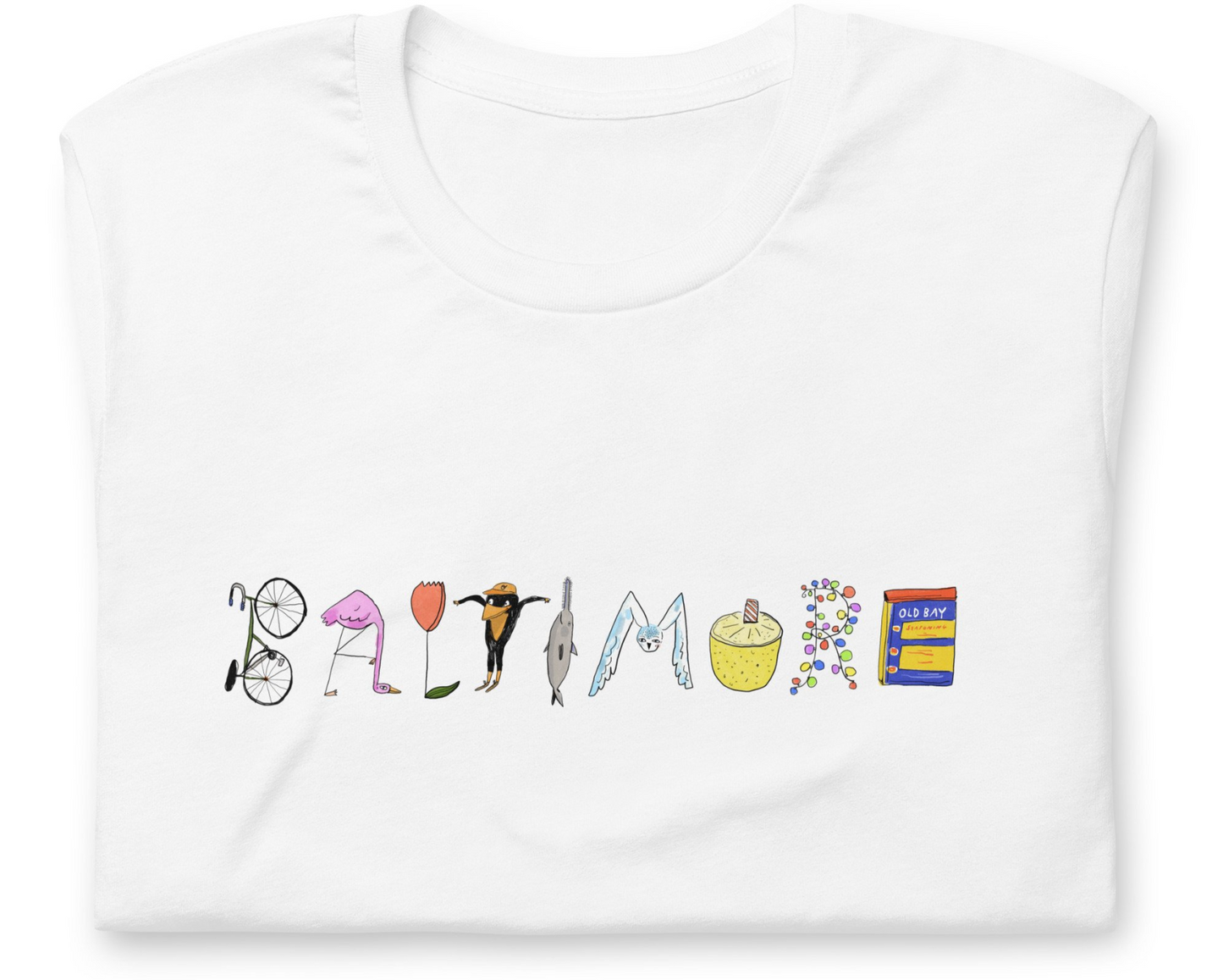 Baltimore lettering shirt