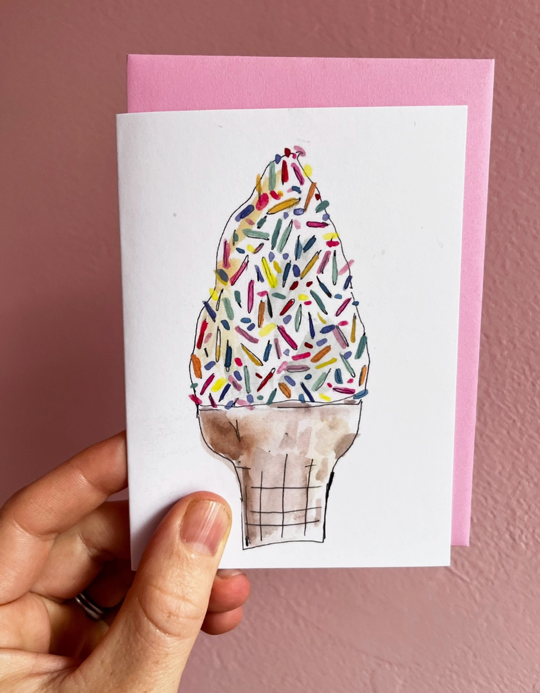 Ice Cream Notecard