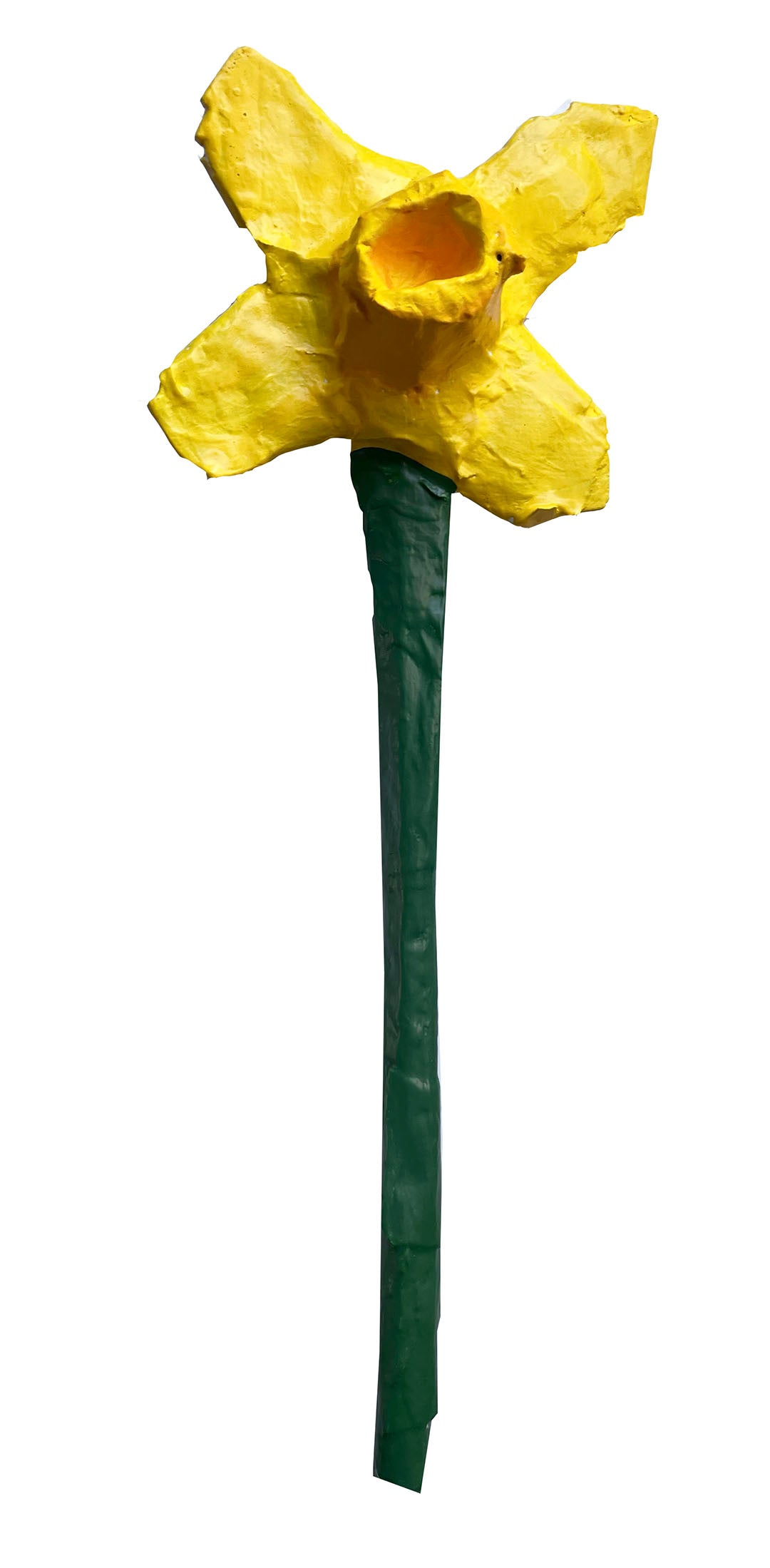Daffodils, paper mache