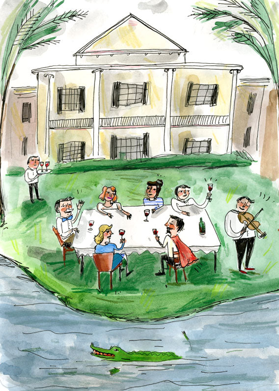 Wall Street Journal commission, watercolor illustration.