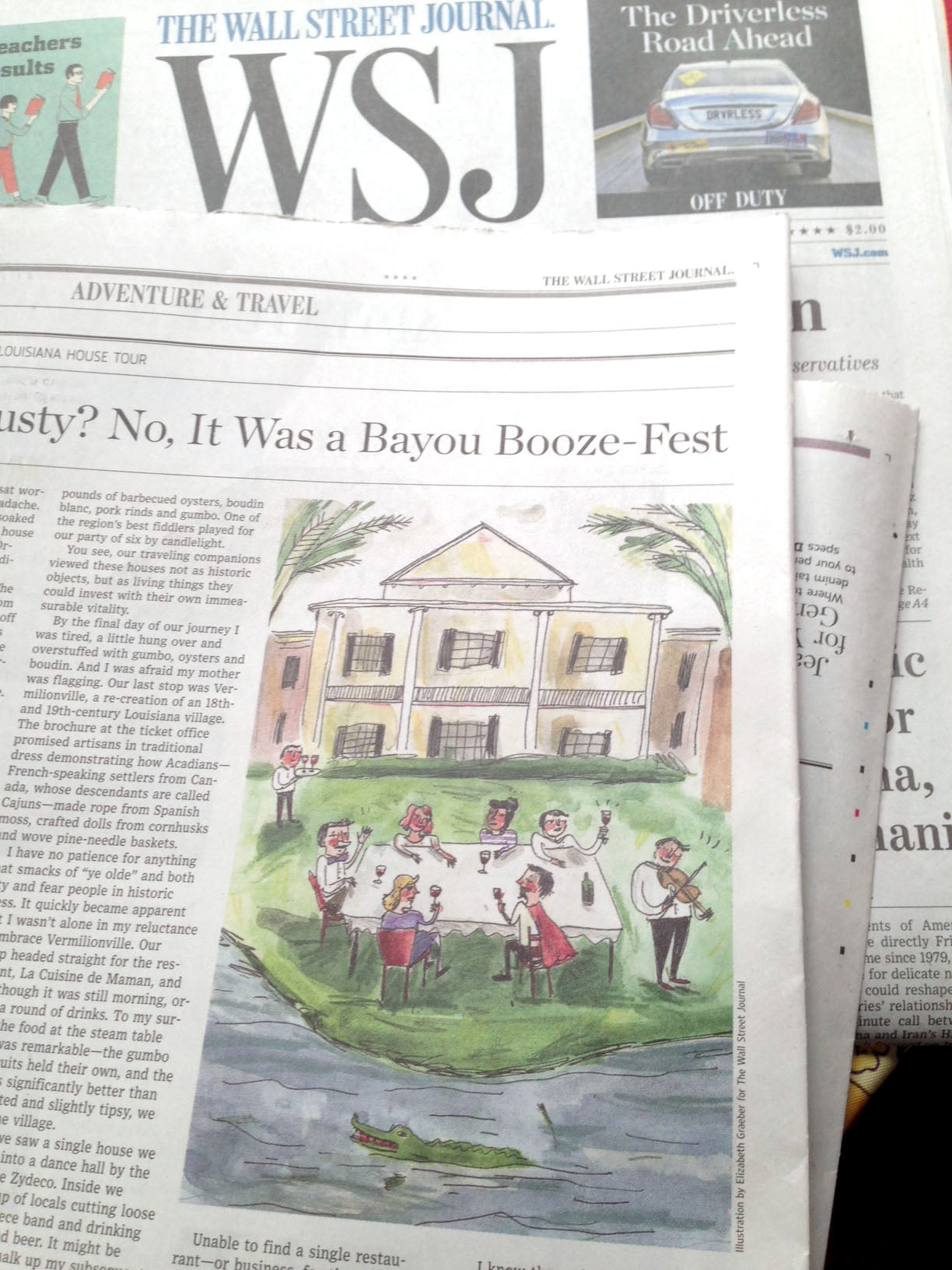 Wall Street Journal commission, watercolor illustration.