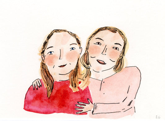 Portrait painting at Quirk Gallery