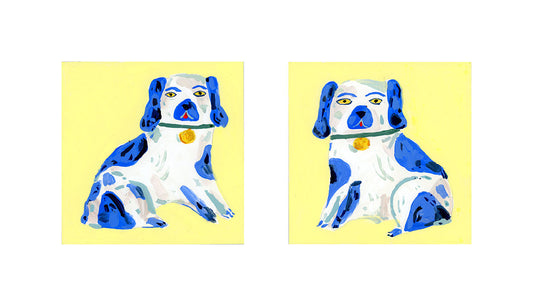 Staffordshire dog statues