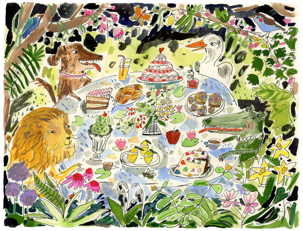 Garden Party Notecard