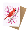 Cardinal Notecard