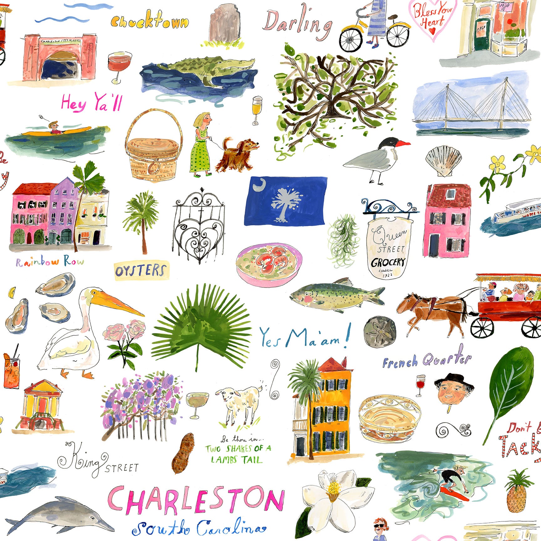 Charleston Wallpaper