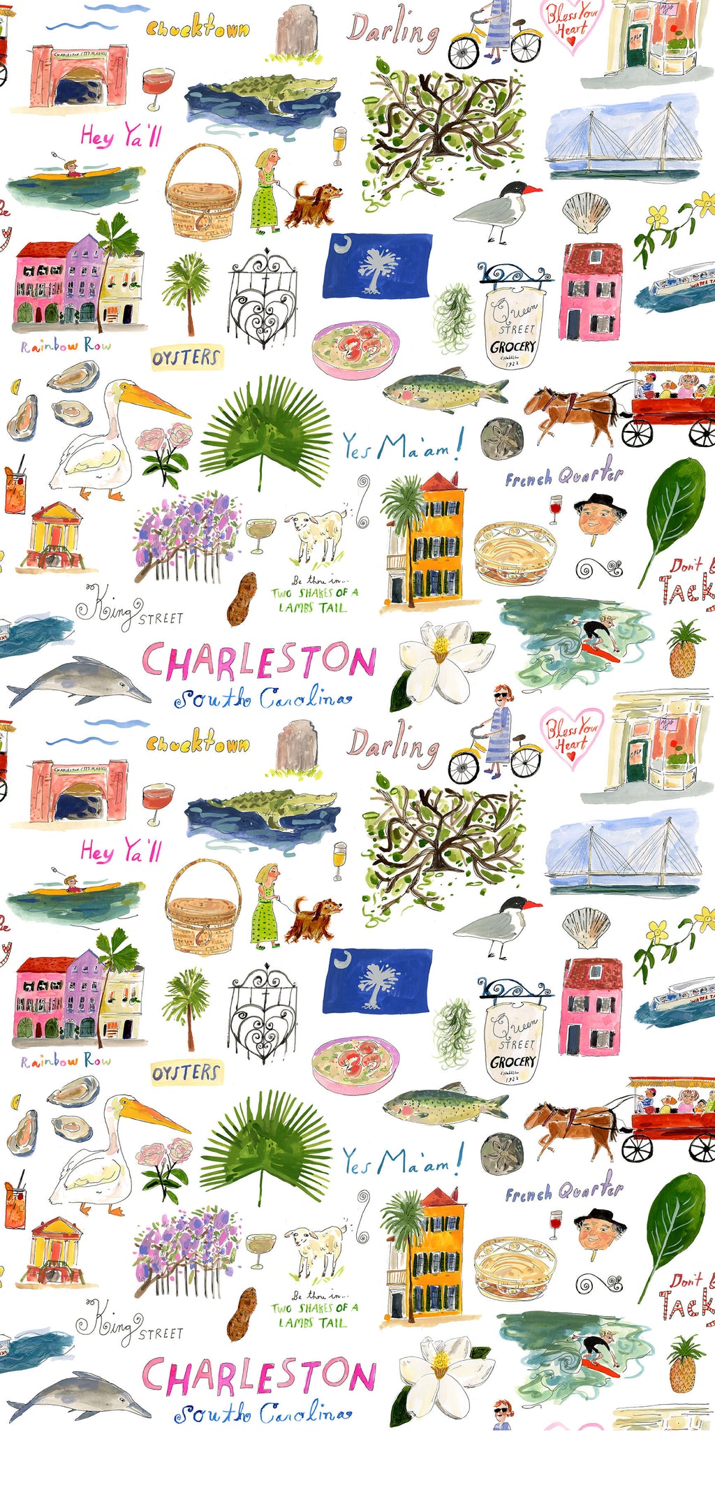 Charleston Wallpaper