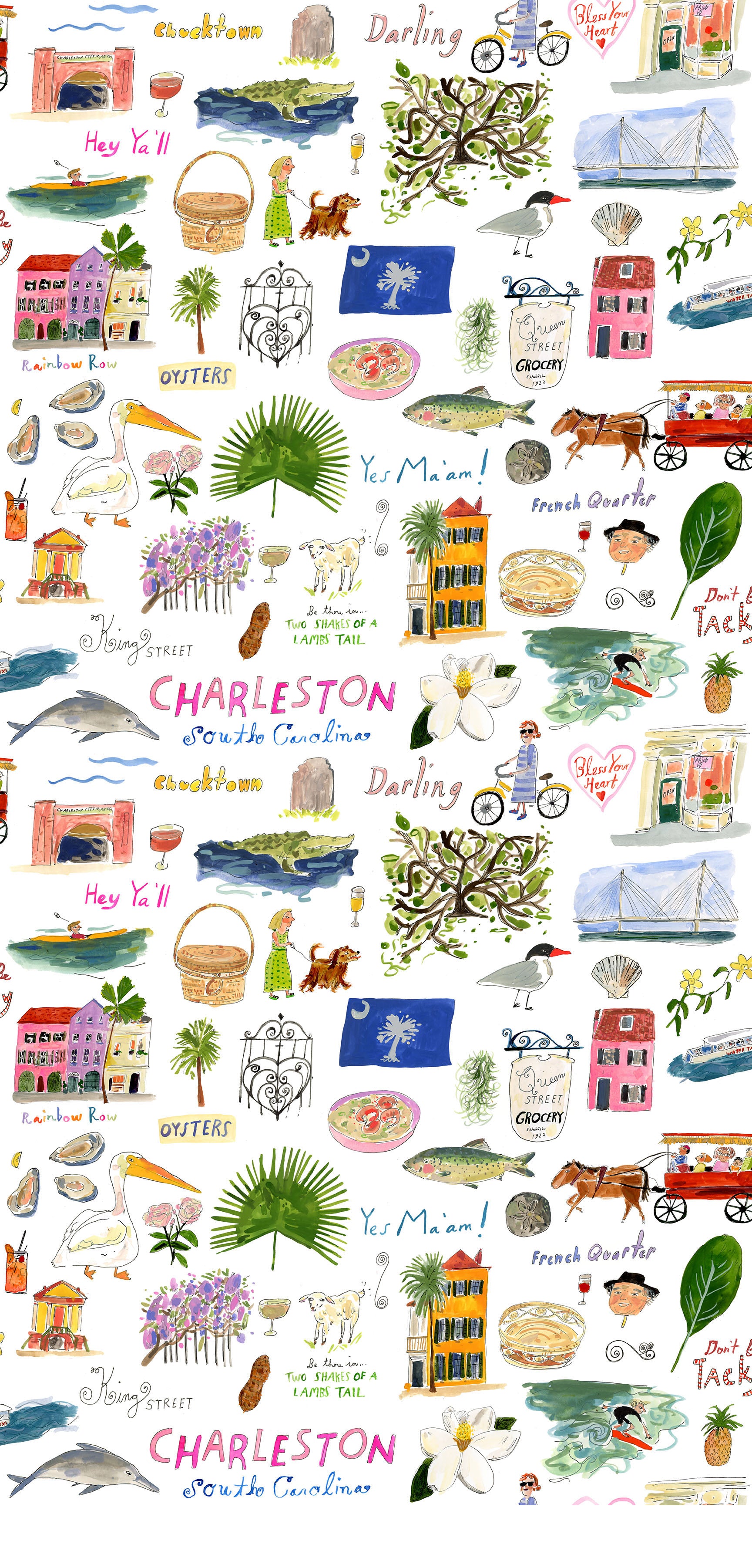 Charleston Wallpaper