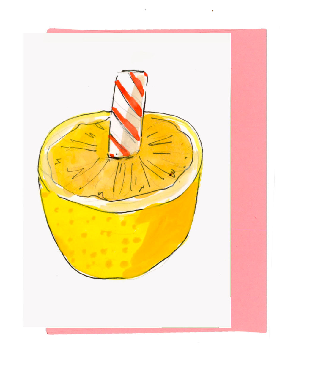 Lemon Stick Notecard