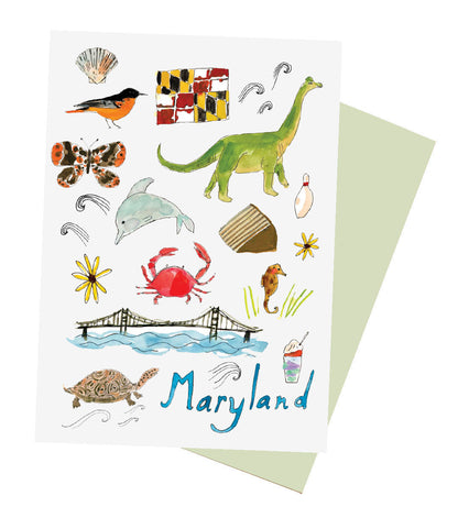 Maryland Notecard