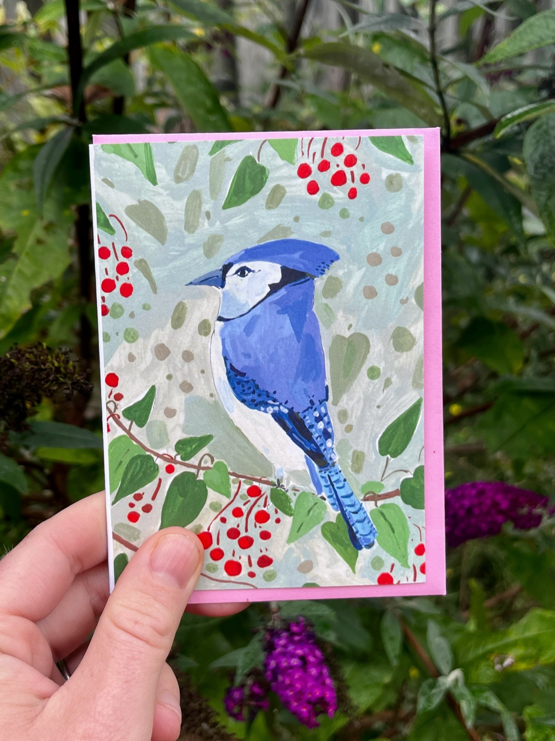 Blue Jay Notecard
