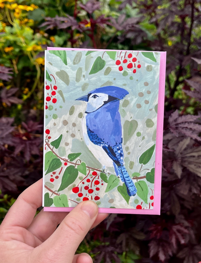 Blue Jay Notecard