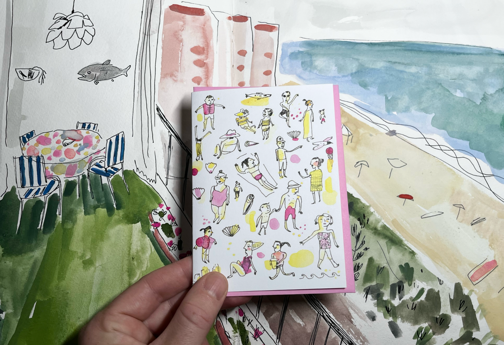Beach Day Notecard