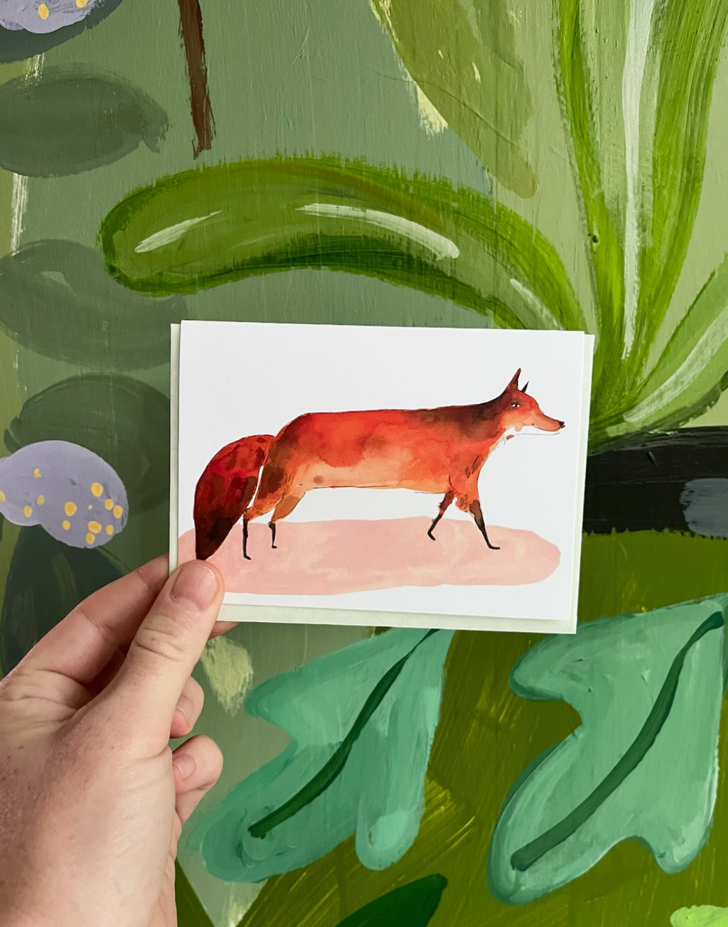Fox Notecard
