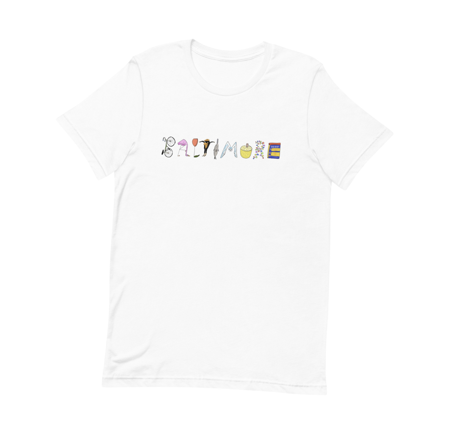 Baltimore lettering shirt