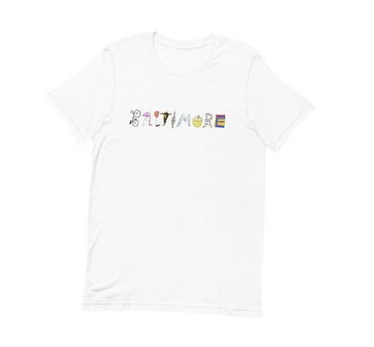 Baltimore lettering shirt