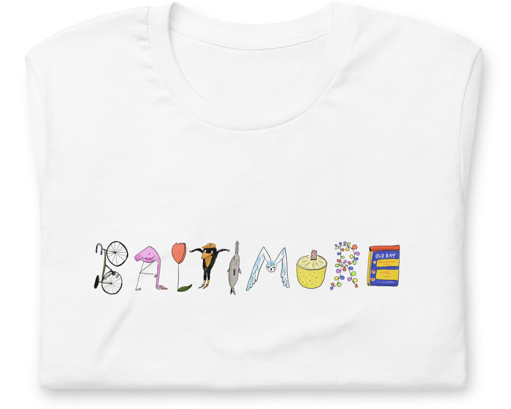 Baltimore lettering shirt