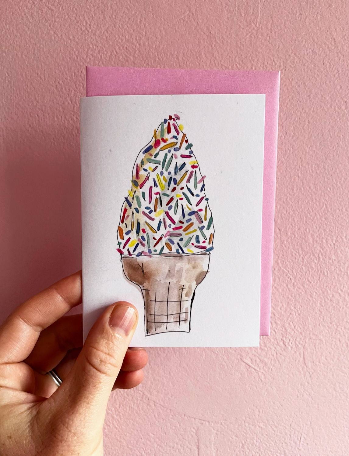 Ice Cream Notecard