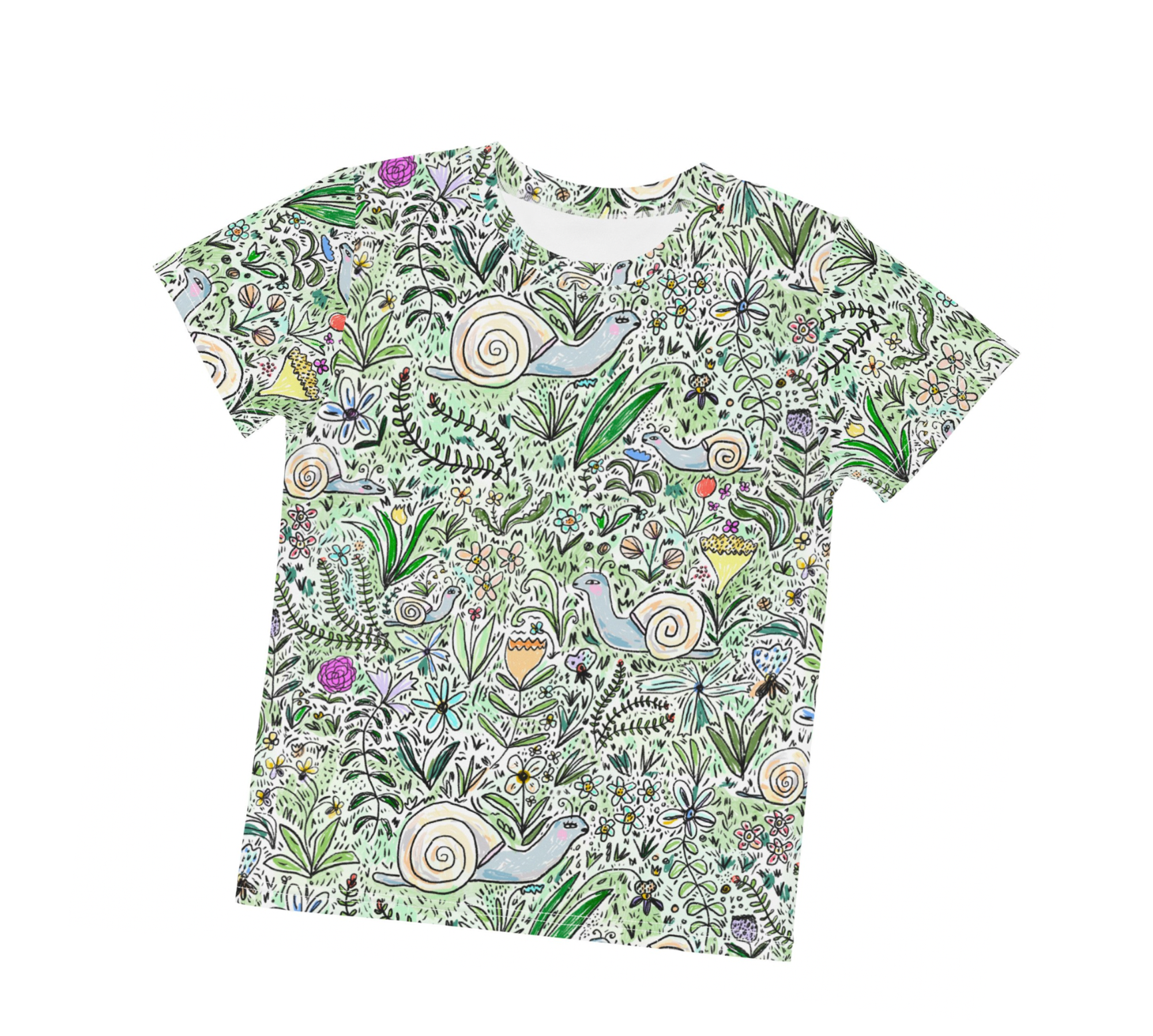 Kids Garden Snails t-shirt 🐌