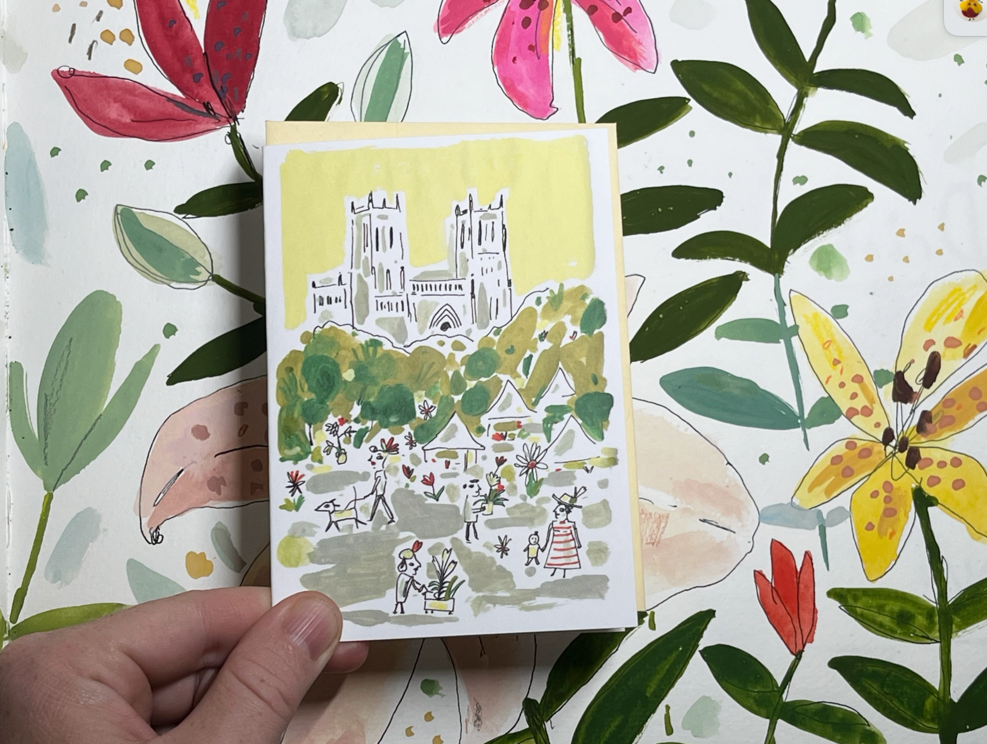 Flower Festival Notecard