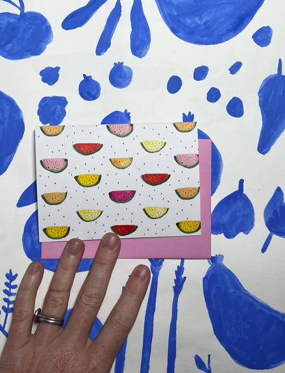 Watermelon Notecard