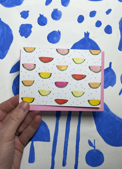 Watermelon Notecard