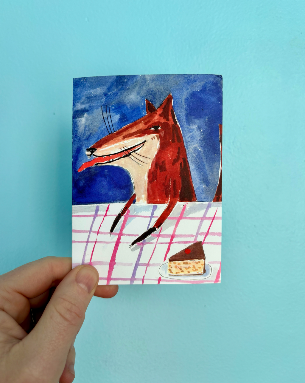 Fox & Cake Notecard