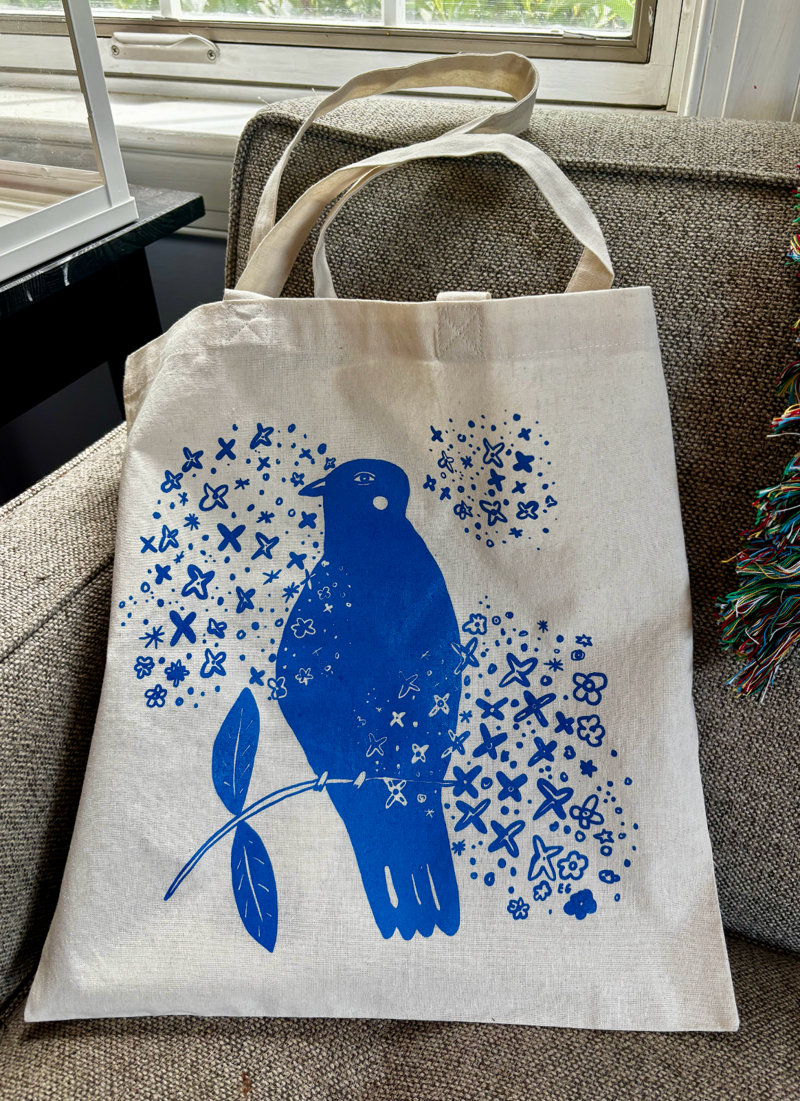 Bird tote bag