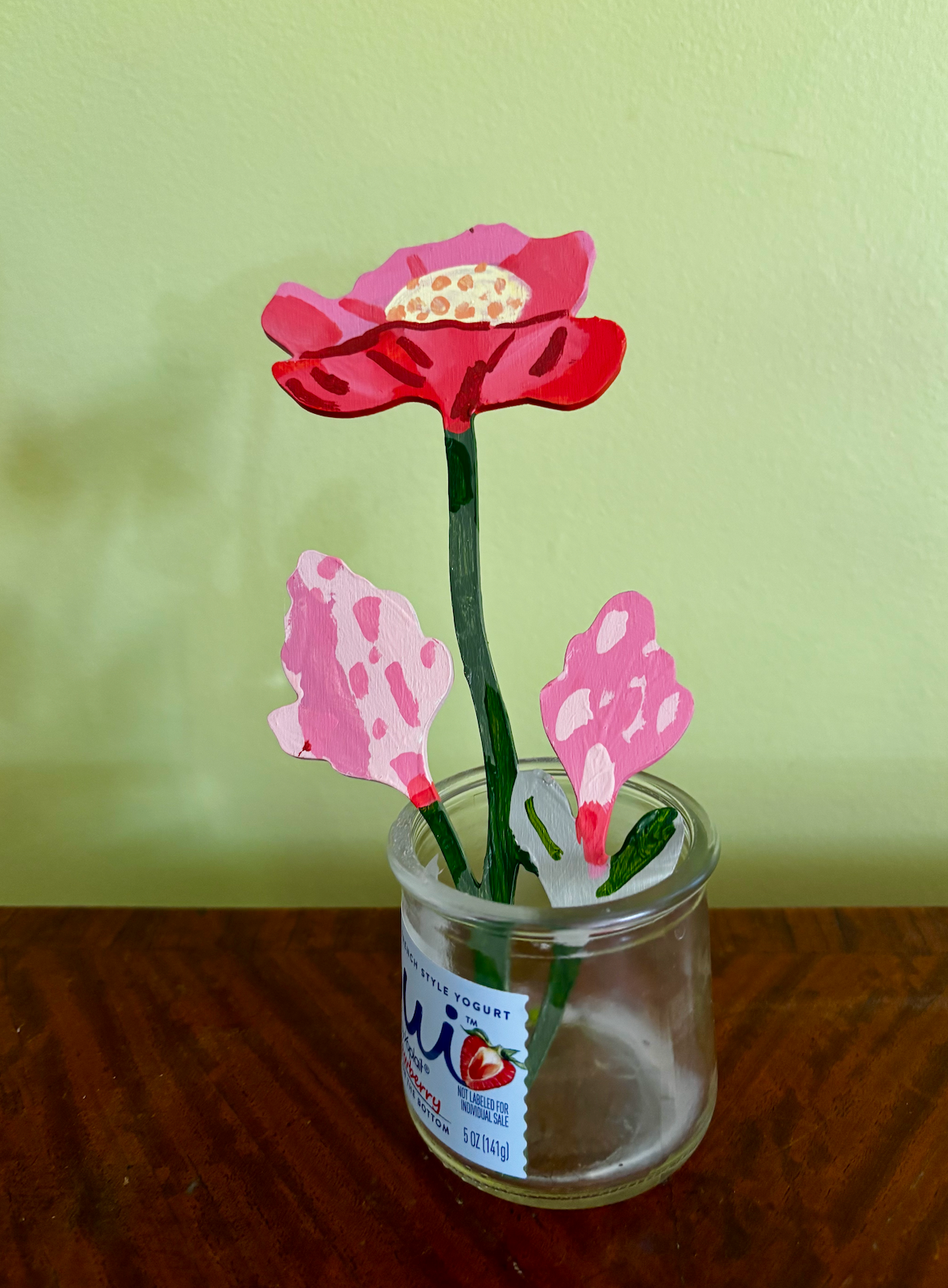 Wooden flower