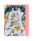 Animal Dinner Party Notecard