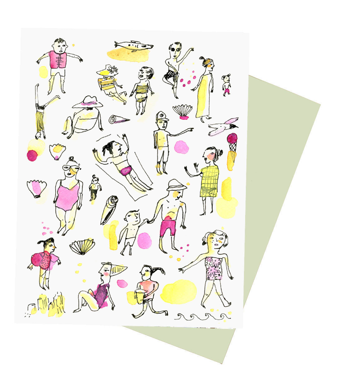 Beach Day Notecard
