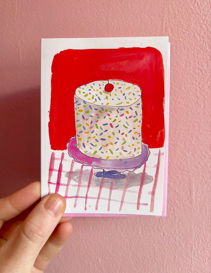Sprinkle Cake Notecard