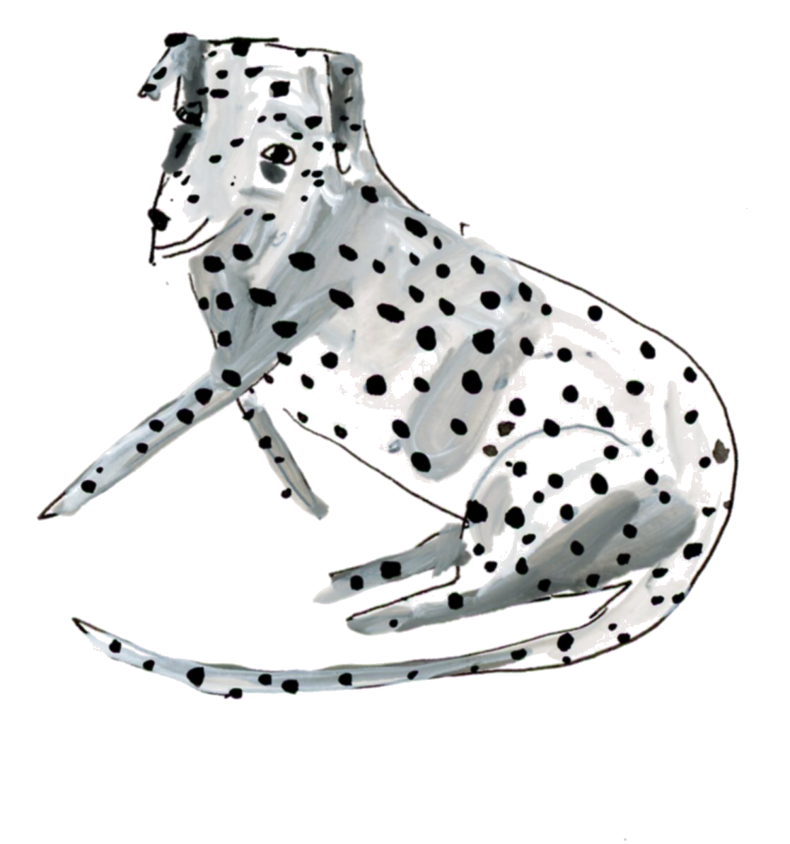 Paper mache dog, custom