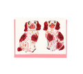 Staffordshire dog figurines notecard