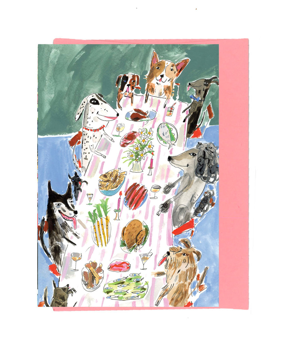 Dog Party Notecard