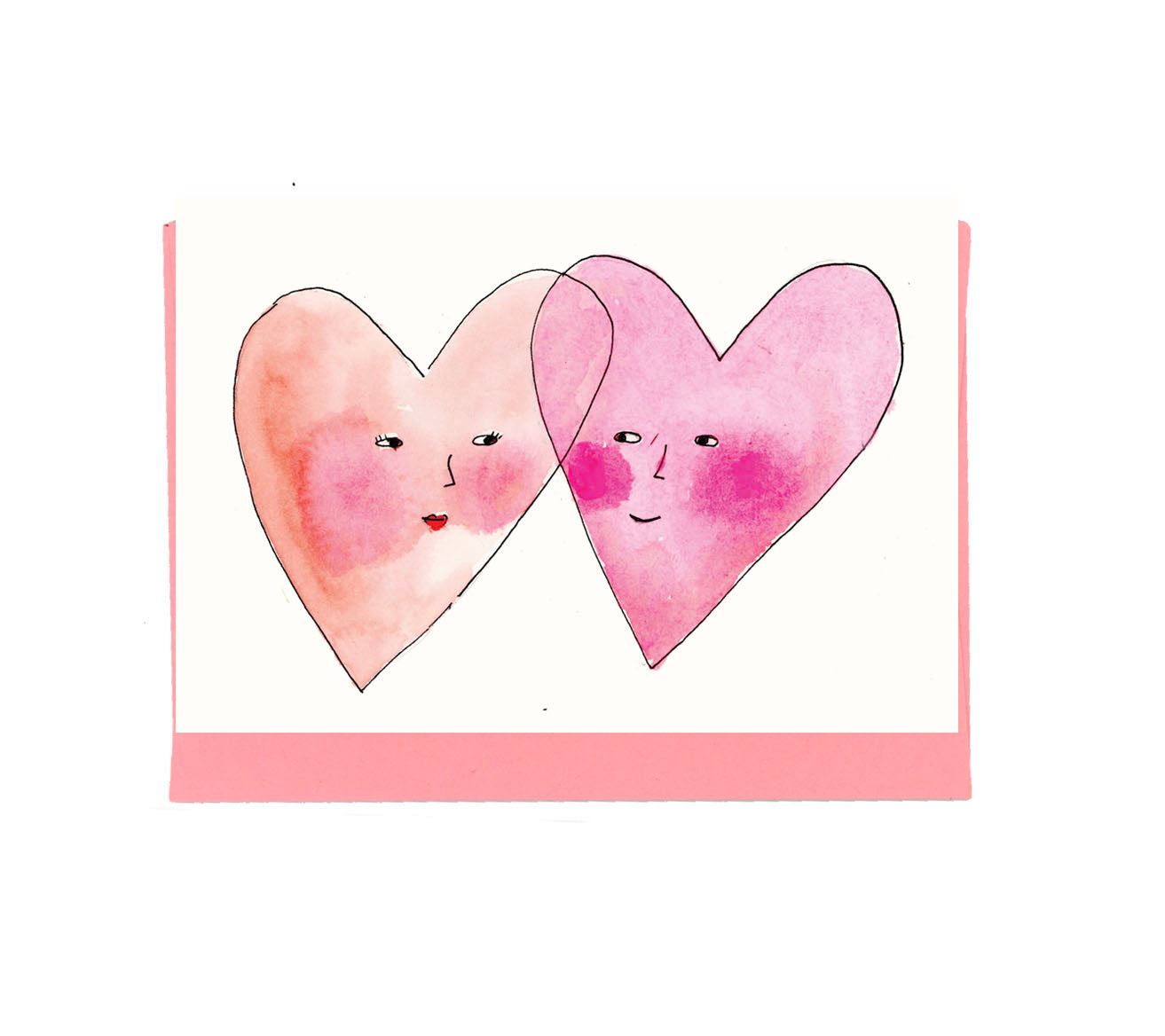 Heart Heads Notecard
