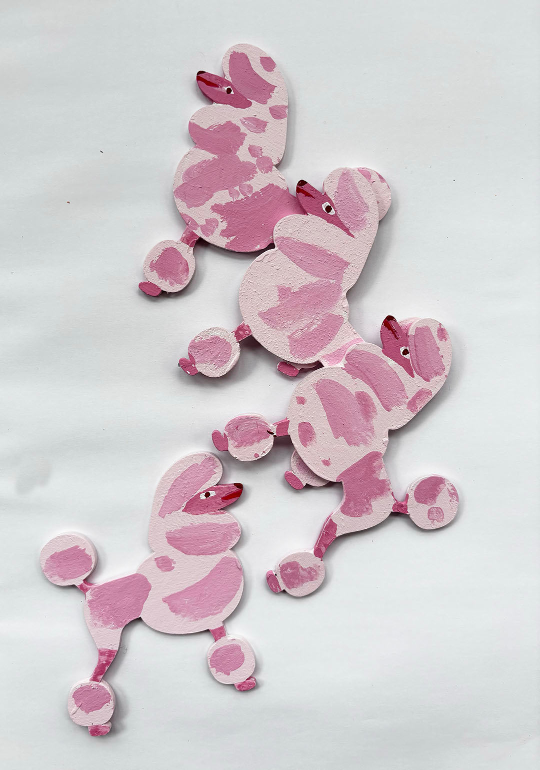 Pink Poodle Ornament