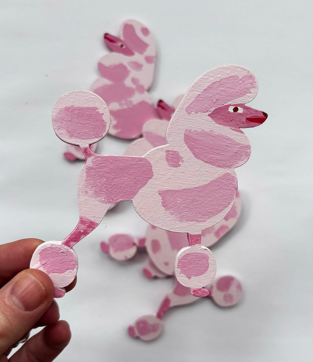 Pink Poodle Ornament
