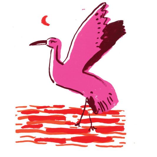 Bird screenprints, set of 4