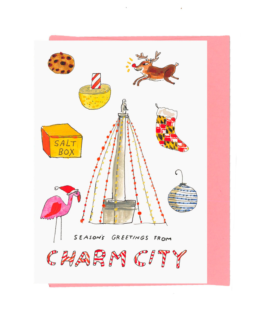 Season's Greetings from Charm City Notecard