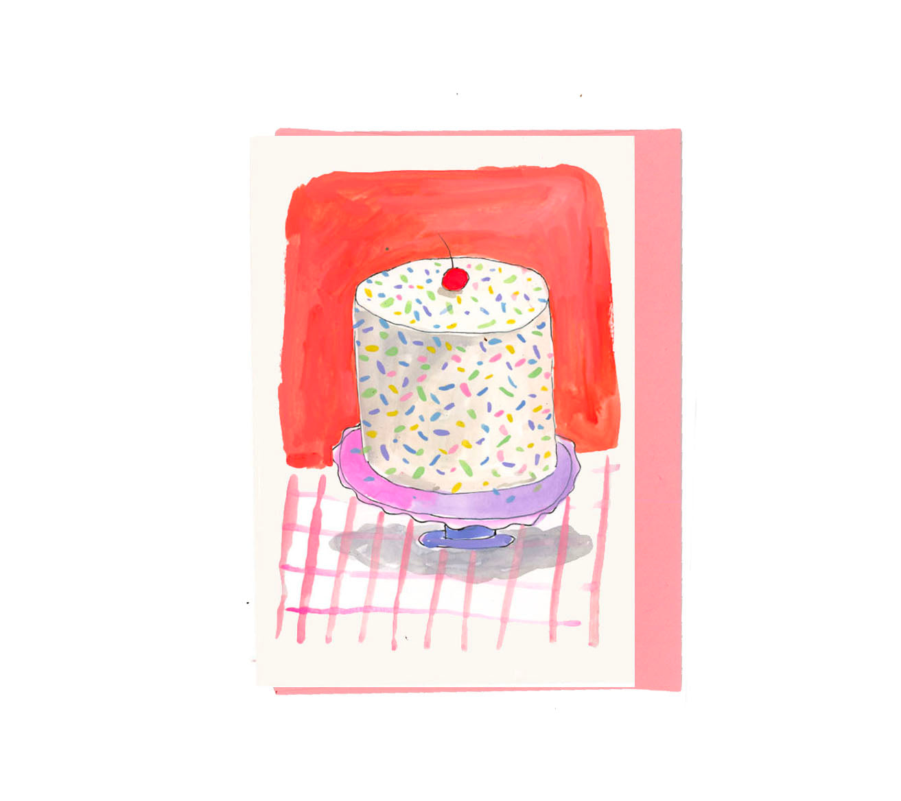 Sprinkle Cake Notecard