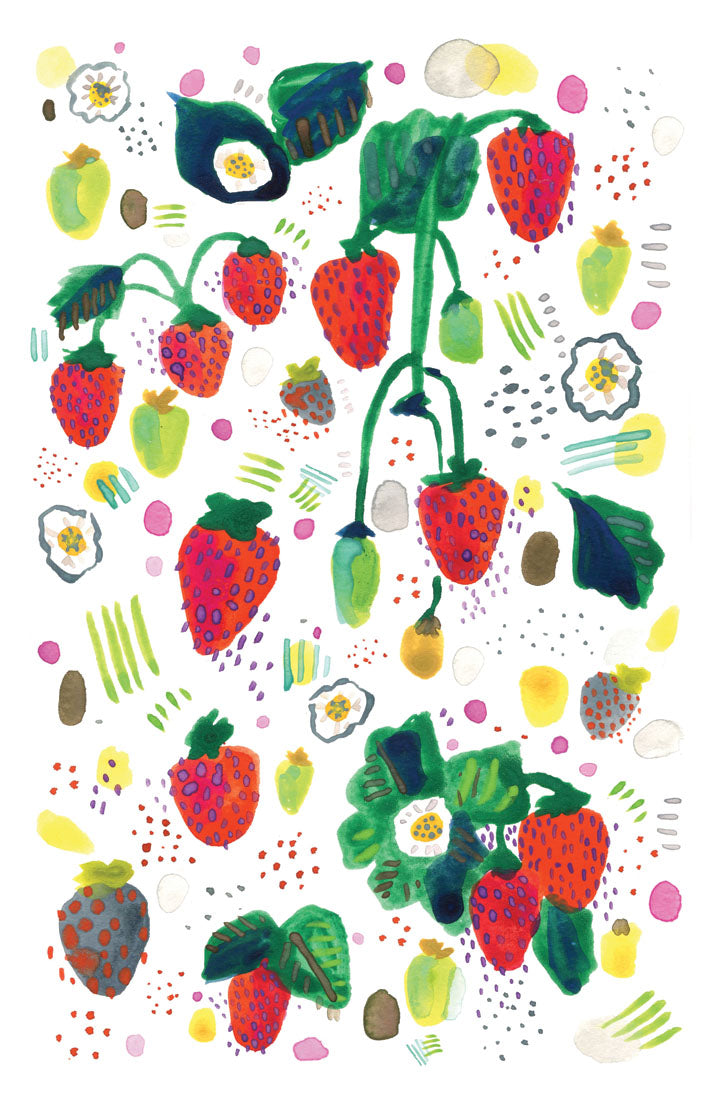 Strawberry Tea Towel