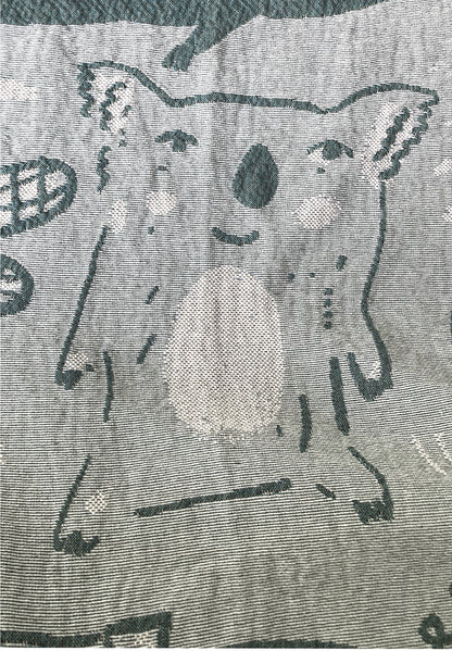 Animals Woven Blanket