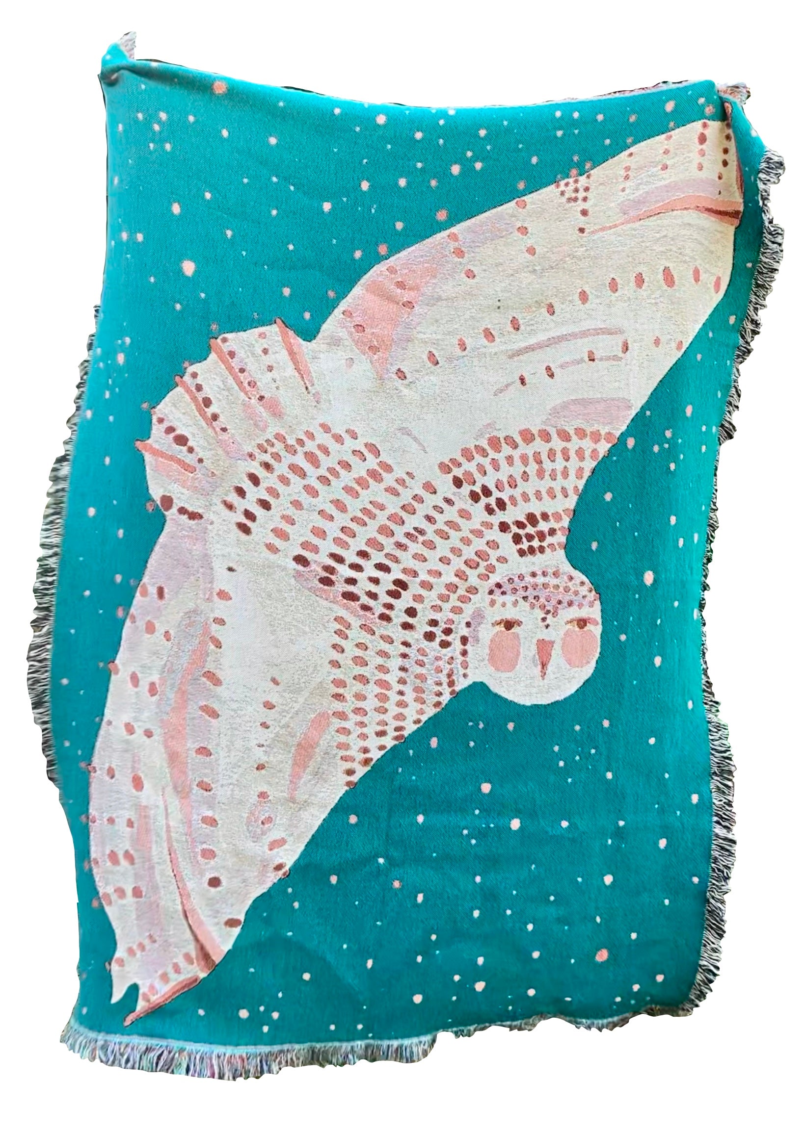 Owl Woven Blanket