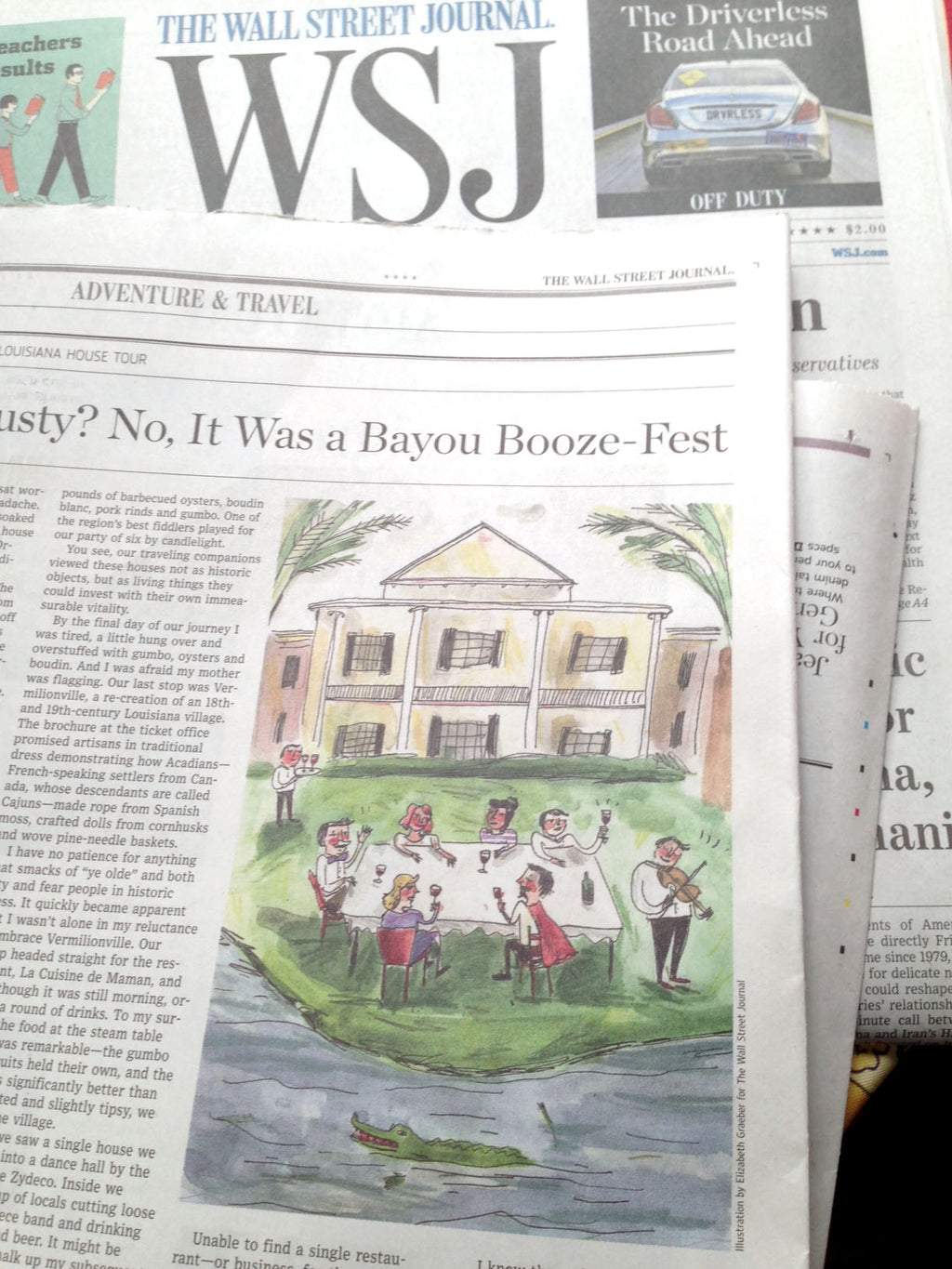Wall Street Journal commission, watercolor illustration.